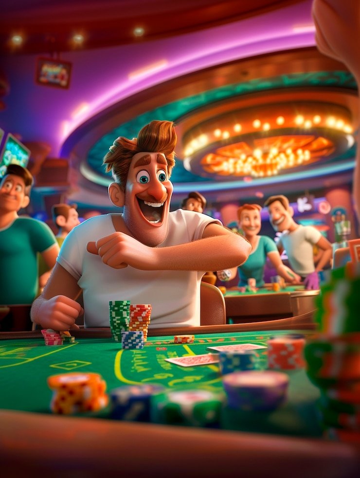 Studio live dealer sibukwin Dream Gaming dengan multi-kamera dan pencahayaan profesional